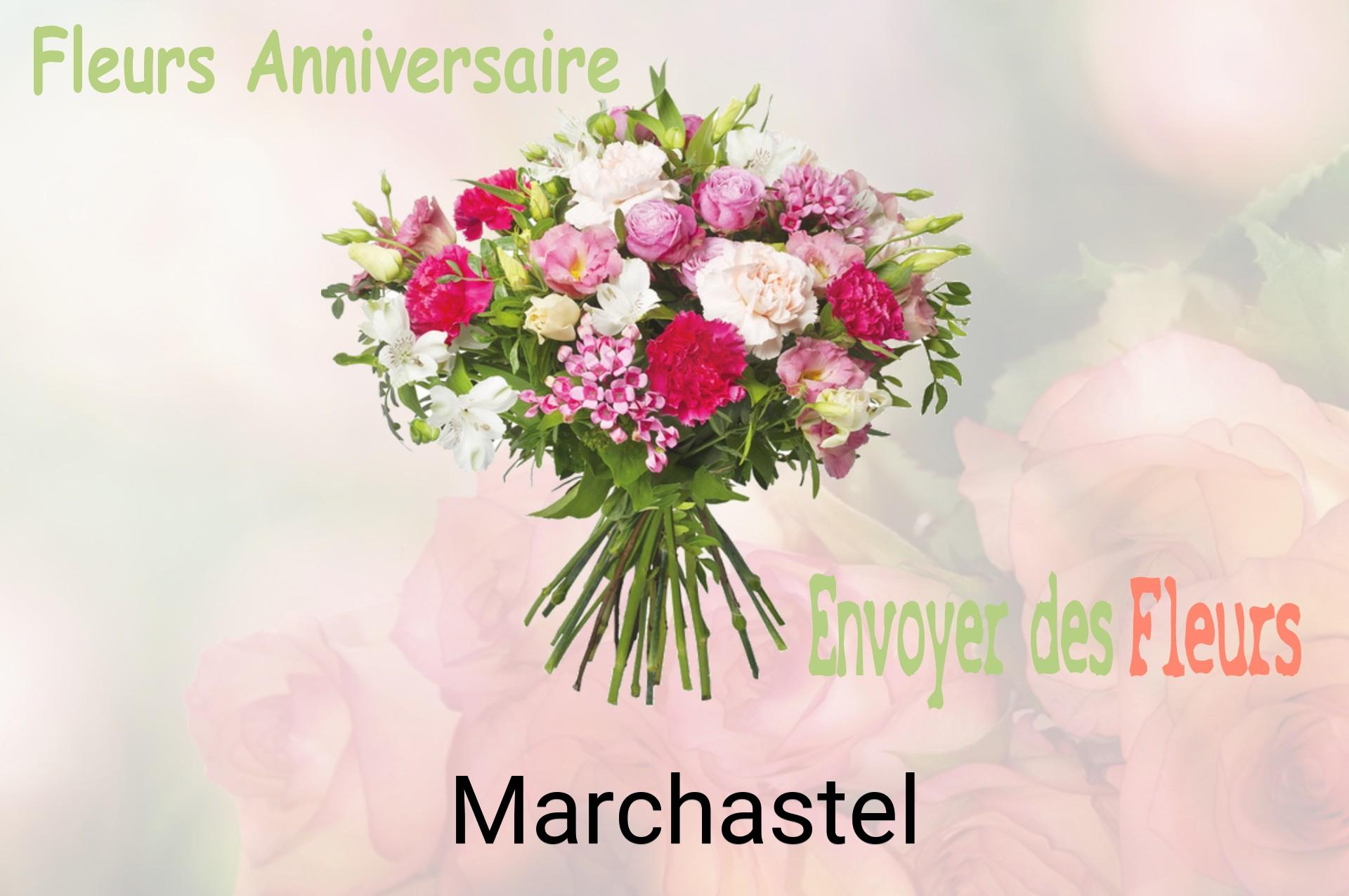 Bouquet de fleurs d’anniversaire livré à Marchastel